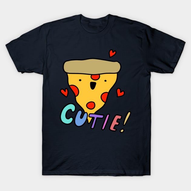 Cutie Pizza T-Shirt by saradaboru